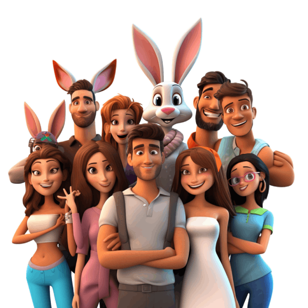 vecteezy_people-with-bunny-ears-2d-cartoon-illustraton-on-white-bac_30690838
